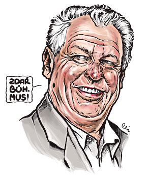 Former PM Miloš Zeman by Pavel Reisenauer
