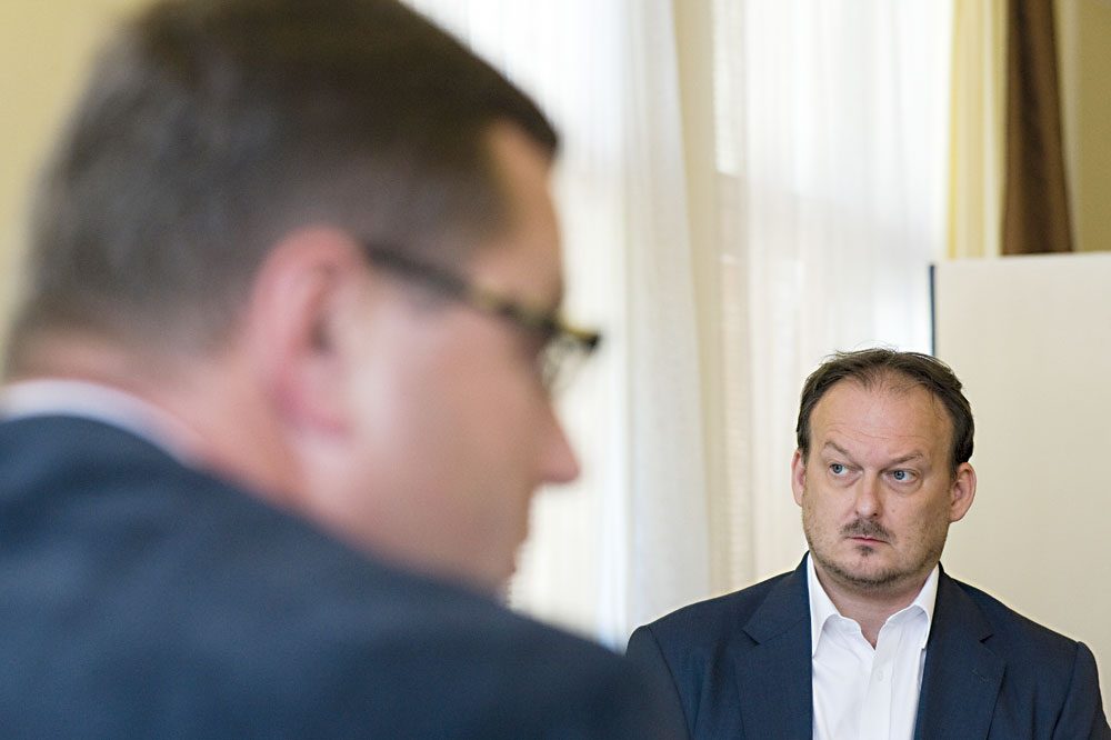 Zleva Pavel Zeman a Stanislav Mečl