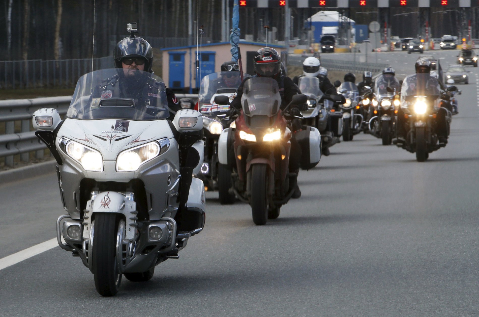 Někteří ruští motorkáři pronikli do EU přes Maďarsko.