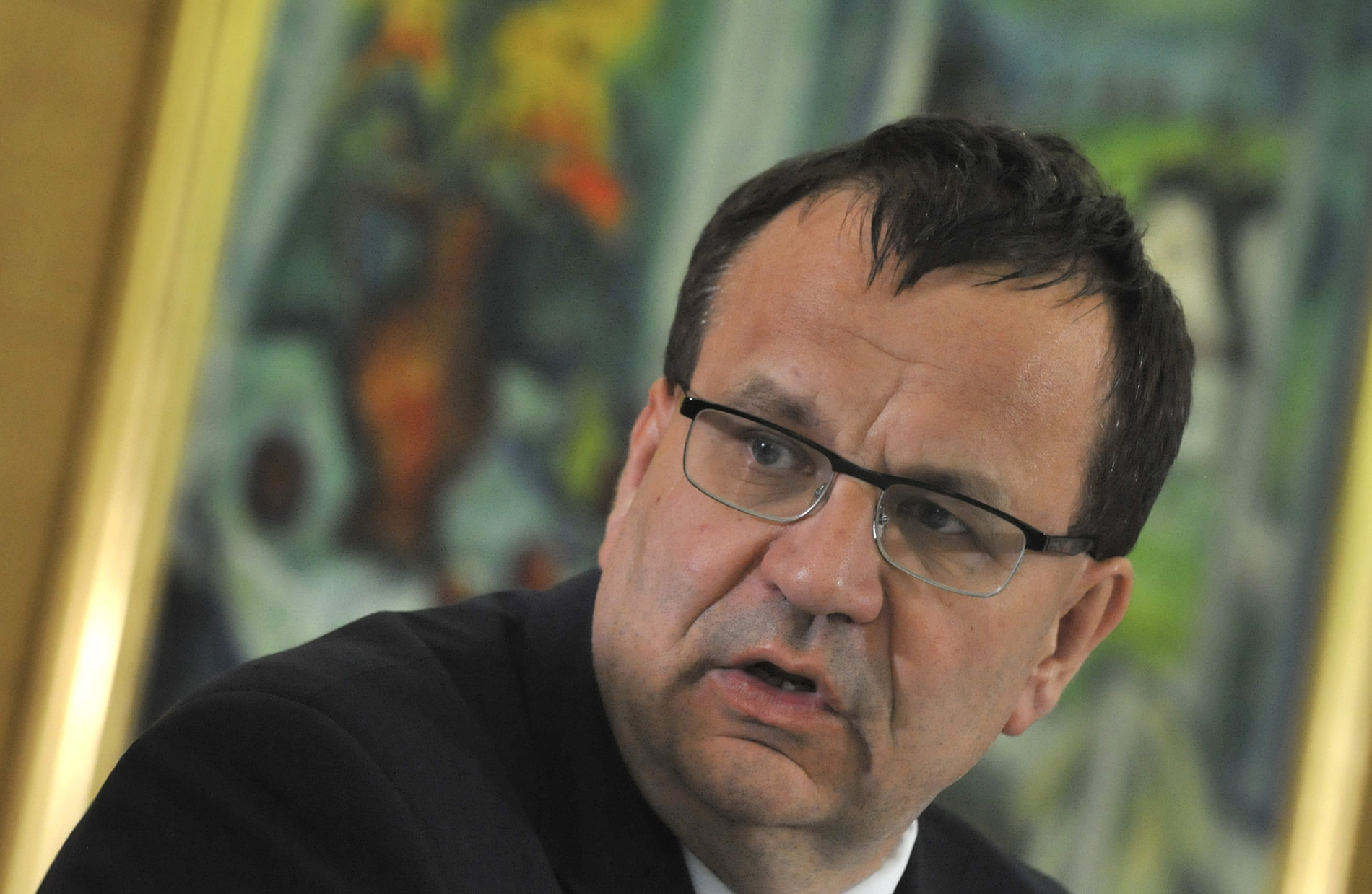 Ministr průmyslu a obchodu Jan Mládek