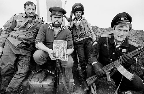 Fotografie: Moldavské dilema: podněsterští kozáci chtějí k východu, Kišiněv k EU. Foto Profimedia.cz