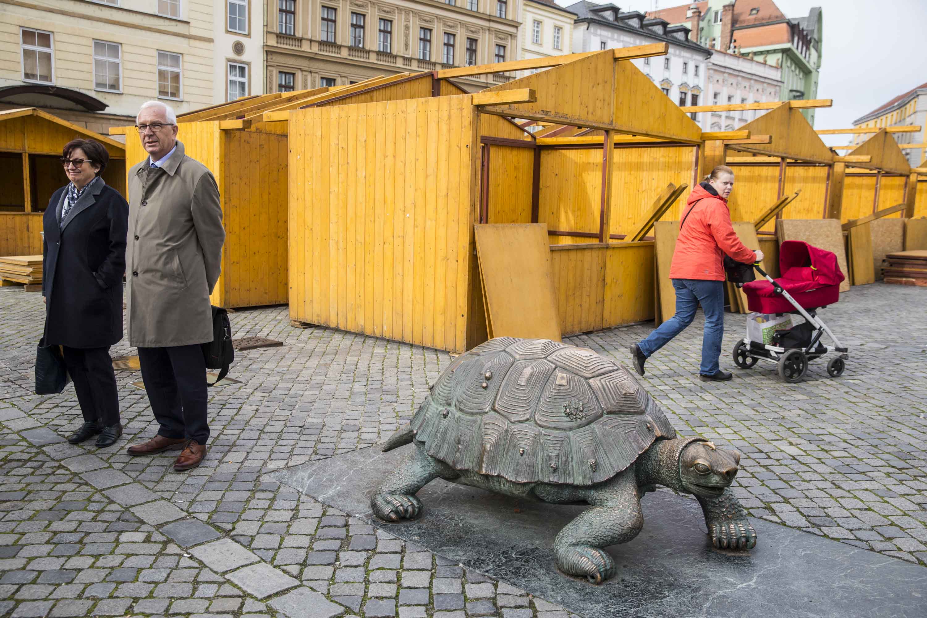 Návštěva Jiřího Drahoše a Evy Drahošové v Olomouci.