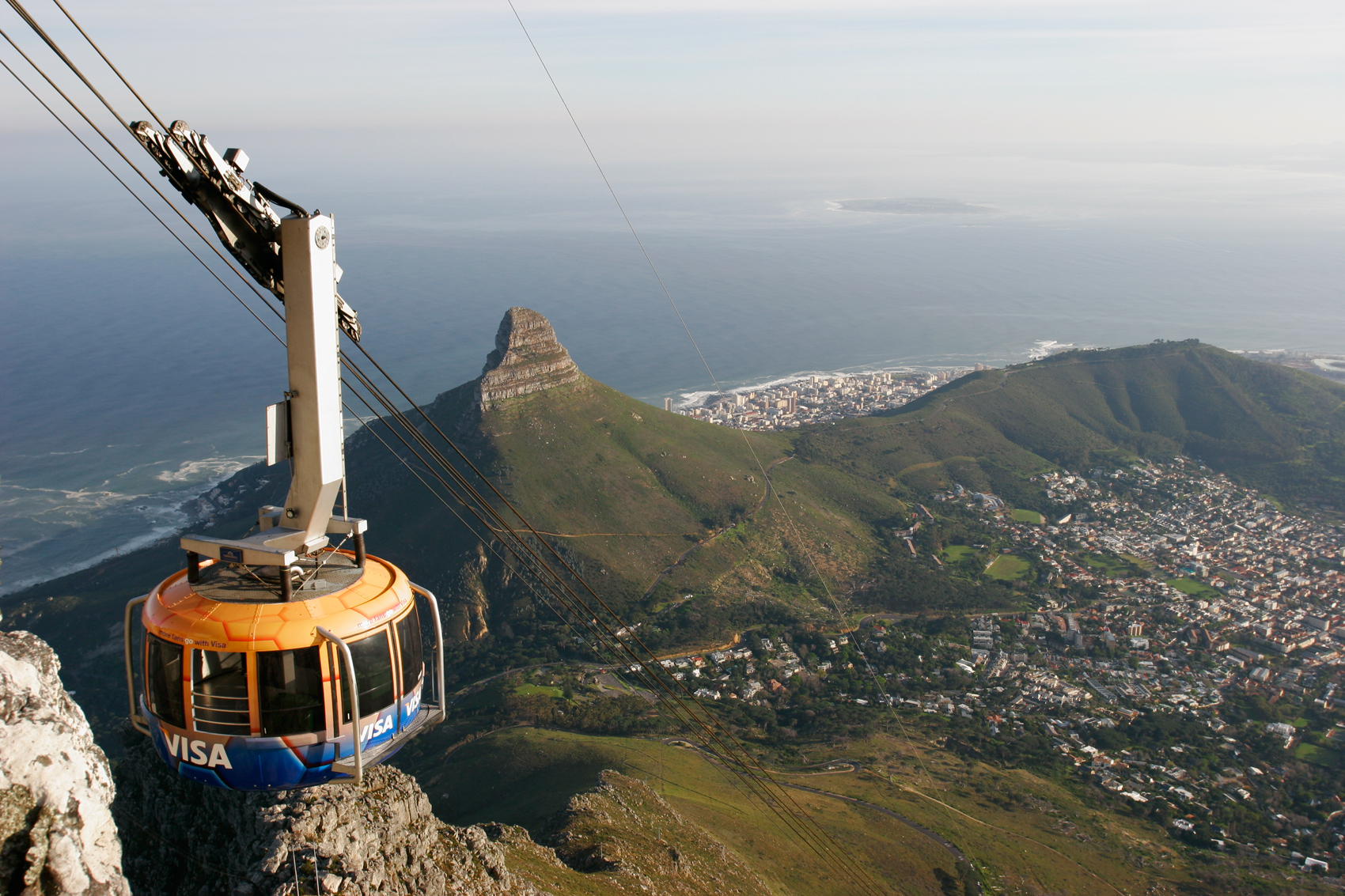 Lanovka na Stolovou horu, Kapské město, Jihoafrická republika (foto: Tablemountain.net)
