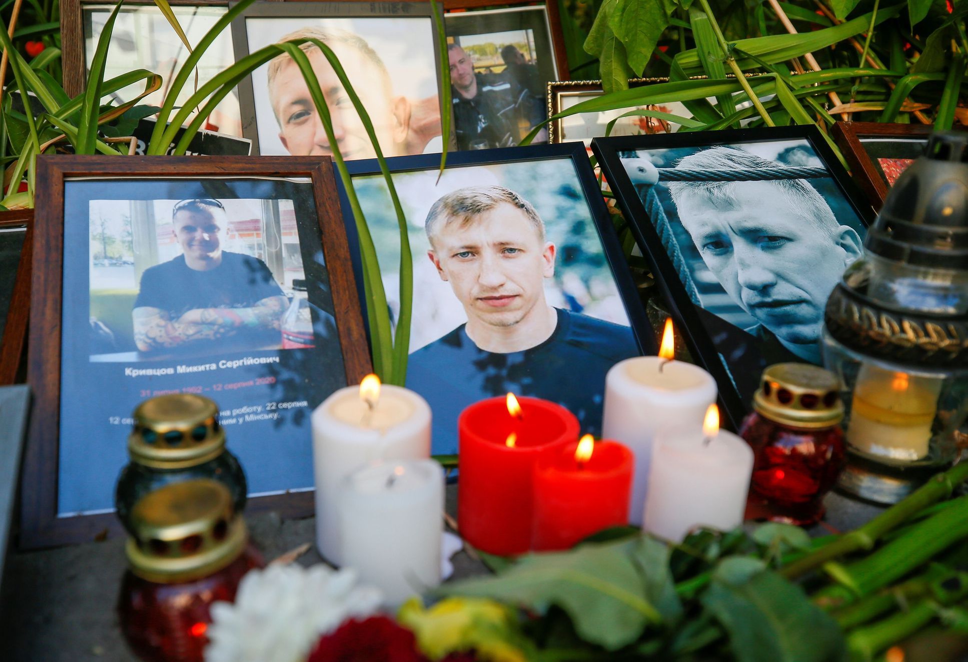 Místo, kde našla policie oběšeného Vitala Šyšova