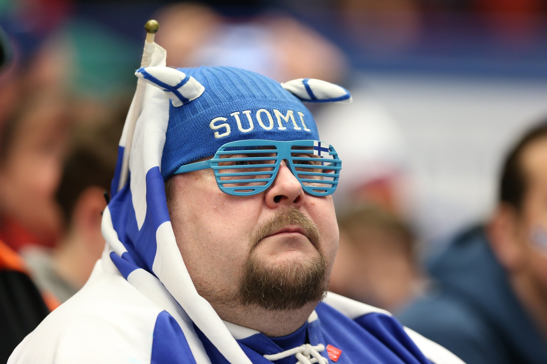 Fanoušci na MS v hokeji 2015.