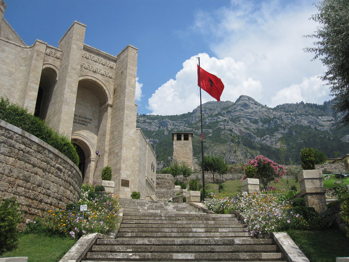 Skanderbegovo muzeum ve městě Krujë