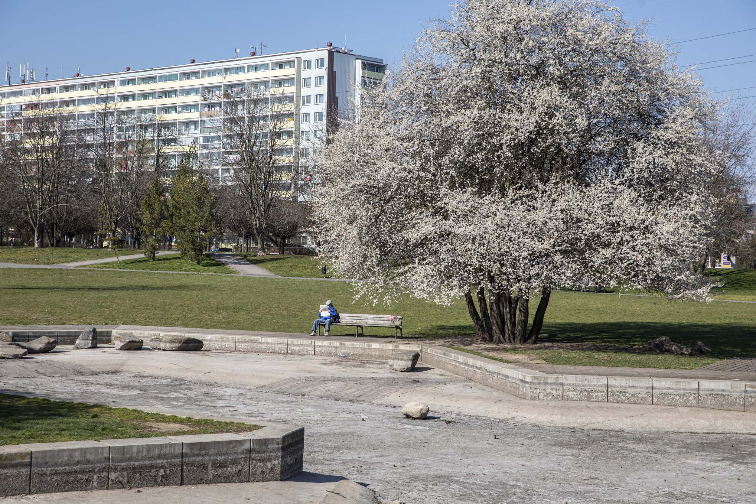 Park Přátelství na Proseku.
