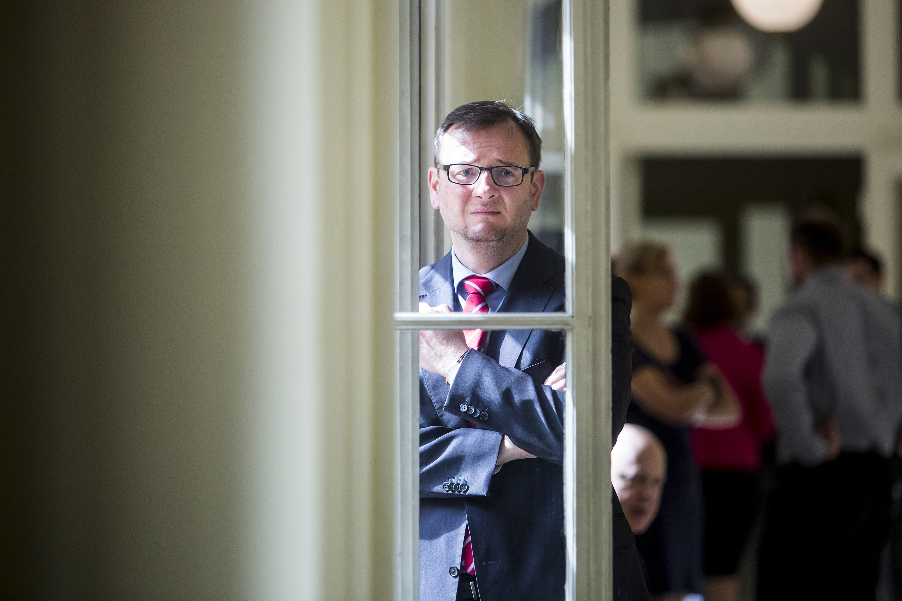 Petr Nečas u soudu, Praha, květen, 2016