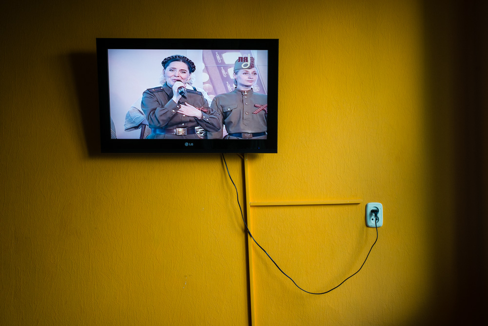 hudební program ruské televize, Minsk, květen, 2014