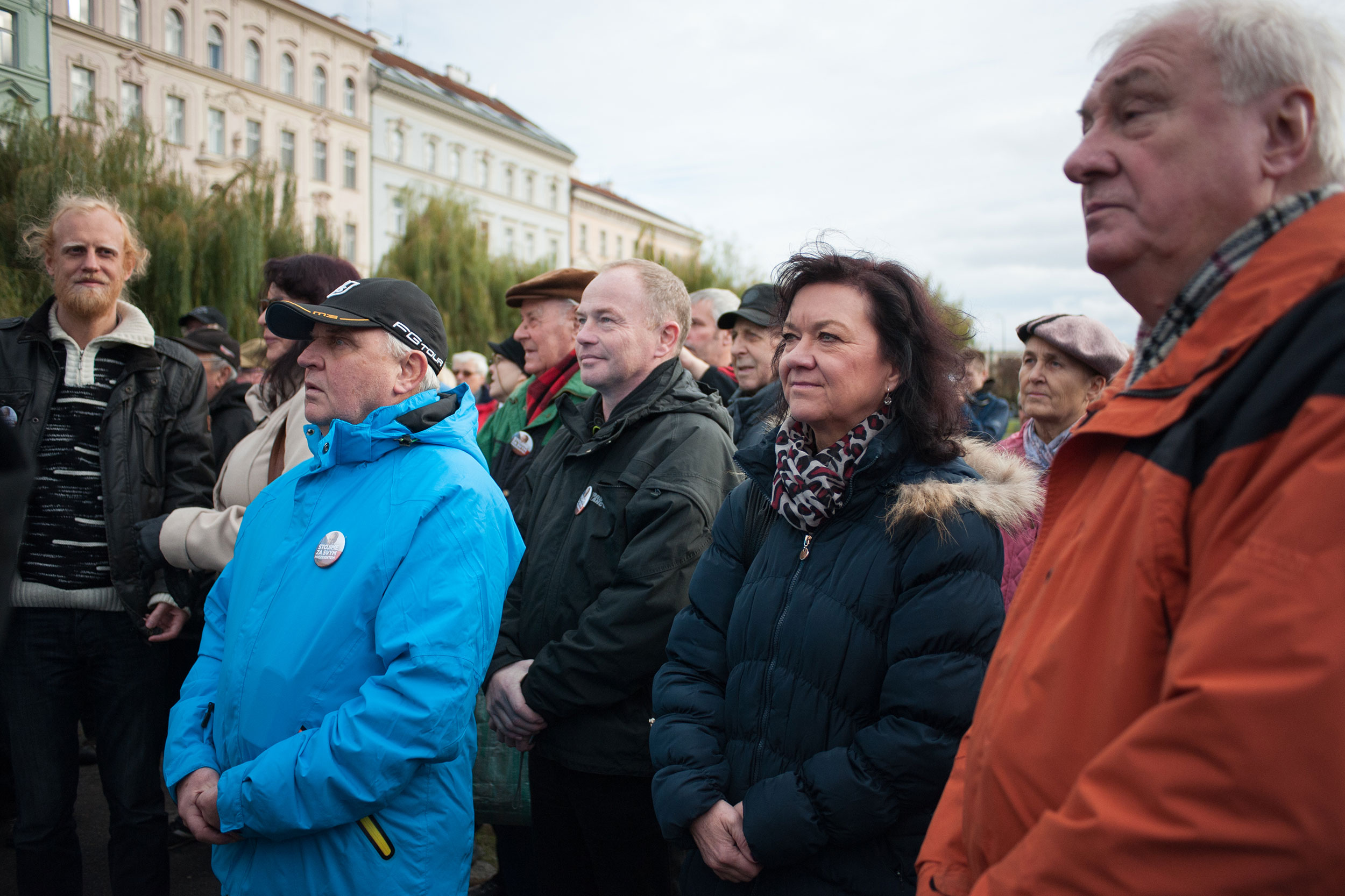 17.11.2016, komunisti na Klárově