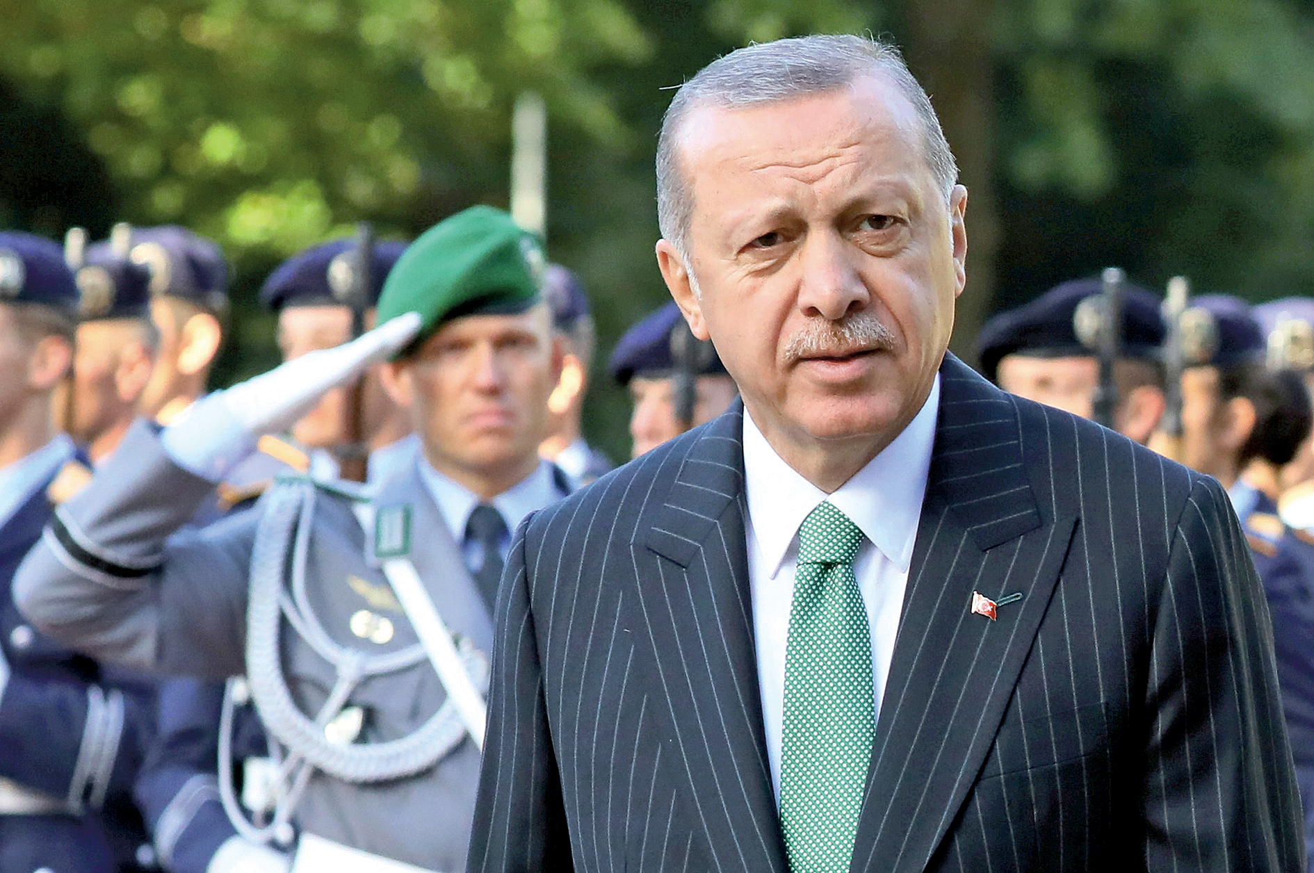 Prezident Erdogan v Německu, 2018