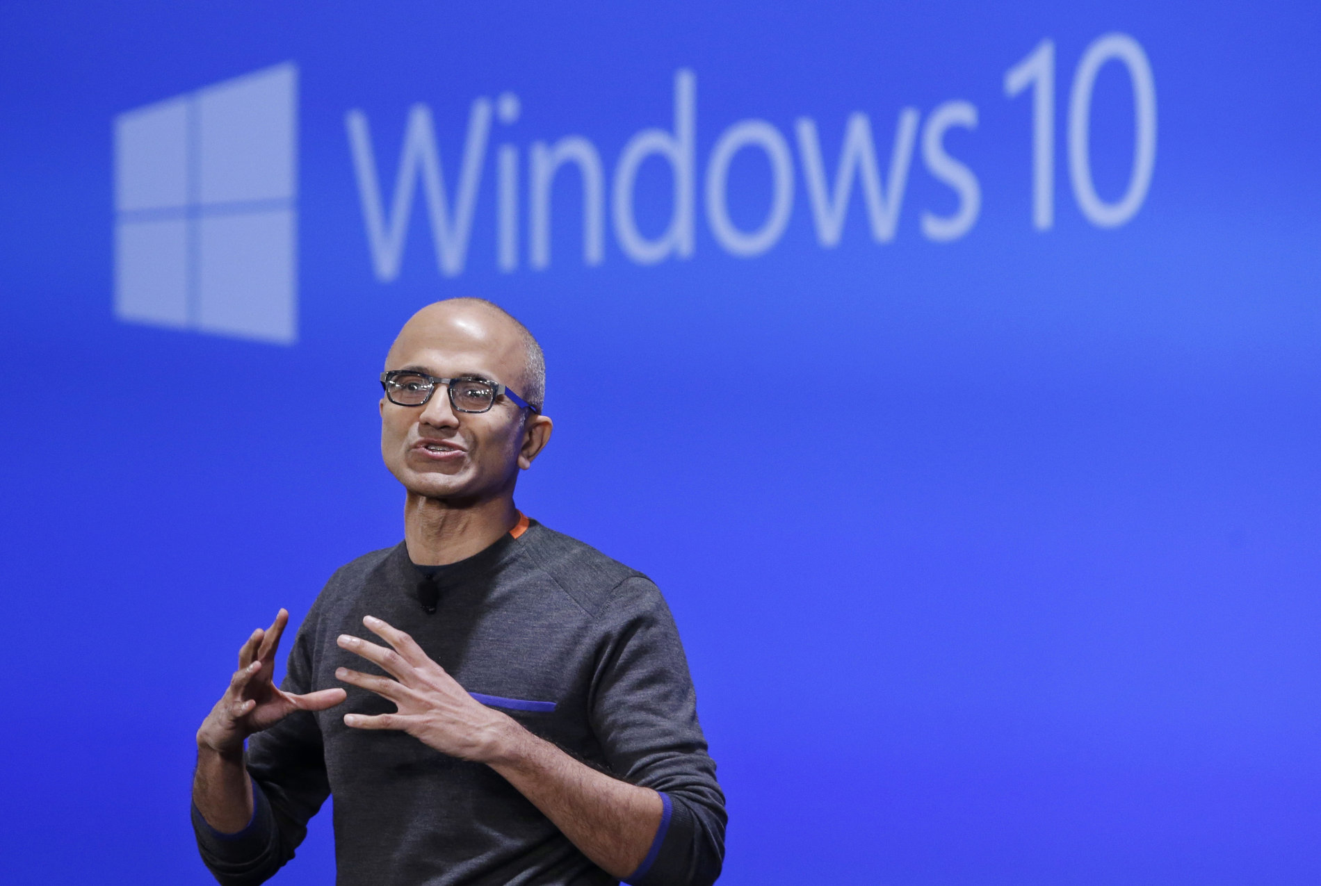 Šef Microsoftu Satya Nadella; ilustrační foto