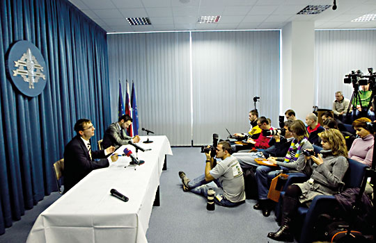 Doing absolutely everything it takes to fight corruption. Lubomir Galko during a press interview.