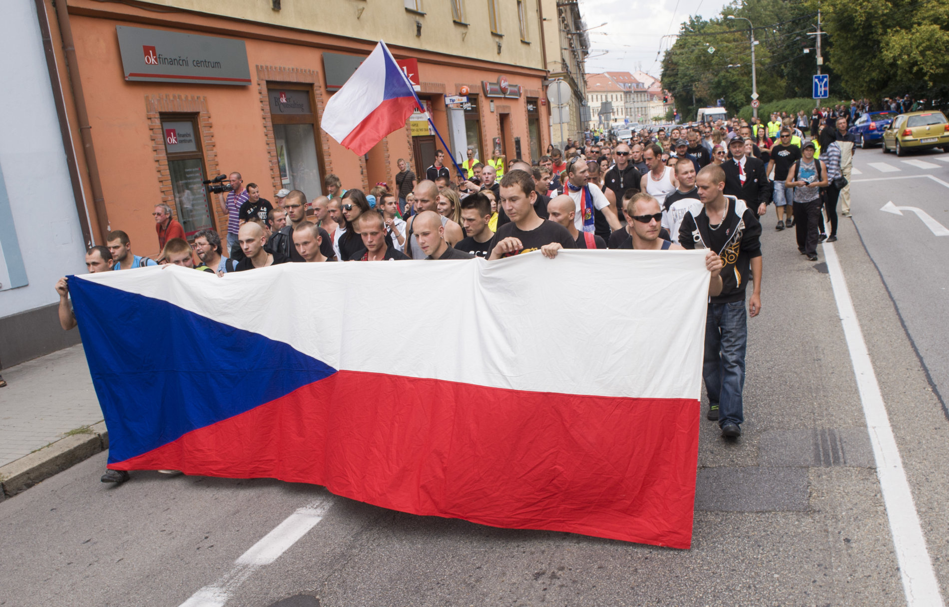 Protiromské protesty v Českých Budějovicích