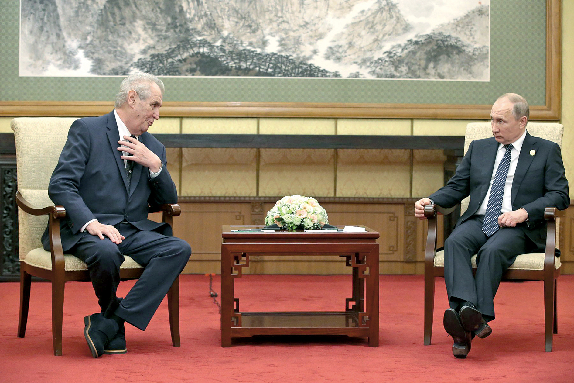 Zeman a Putin