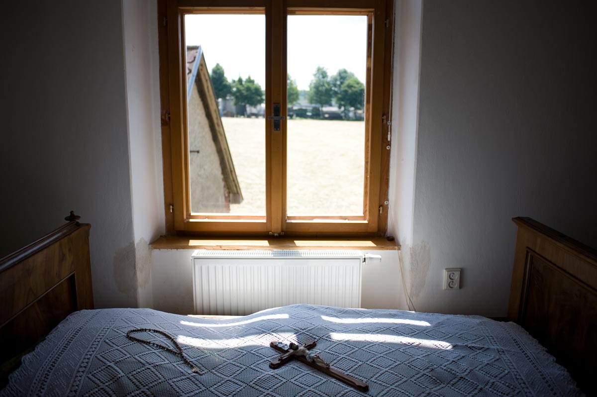 Toufarova světnice na faře.