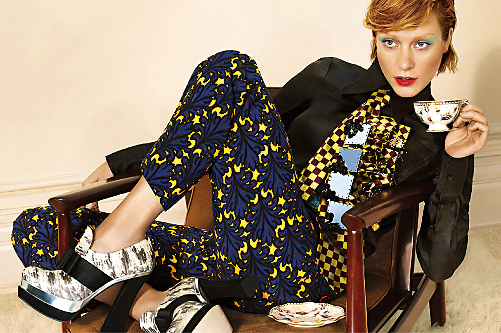 Trochu výstřední, ale stylové. (Chloë Sevigny)