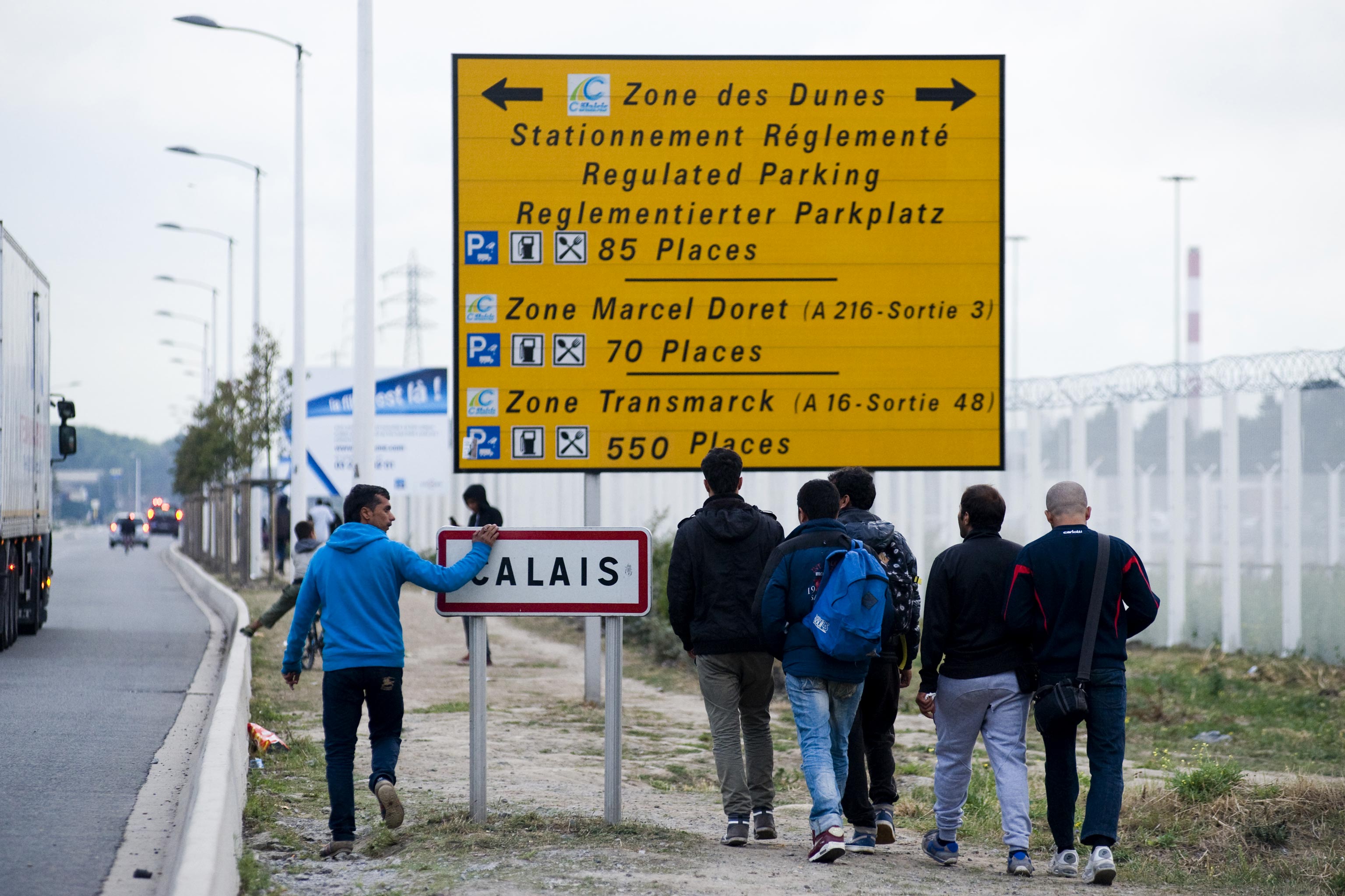 Calais, srpen 2015