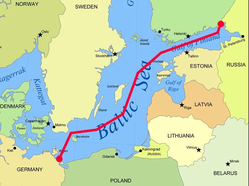 Trasa plynovodu Nord Stream
