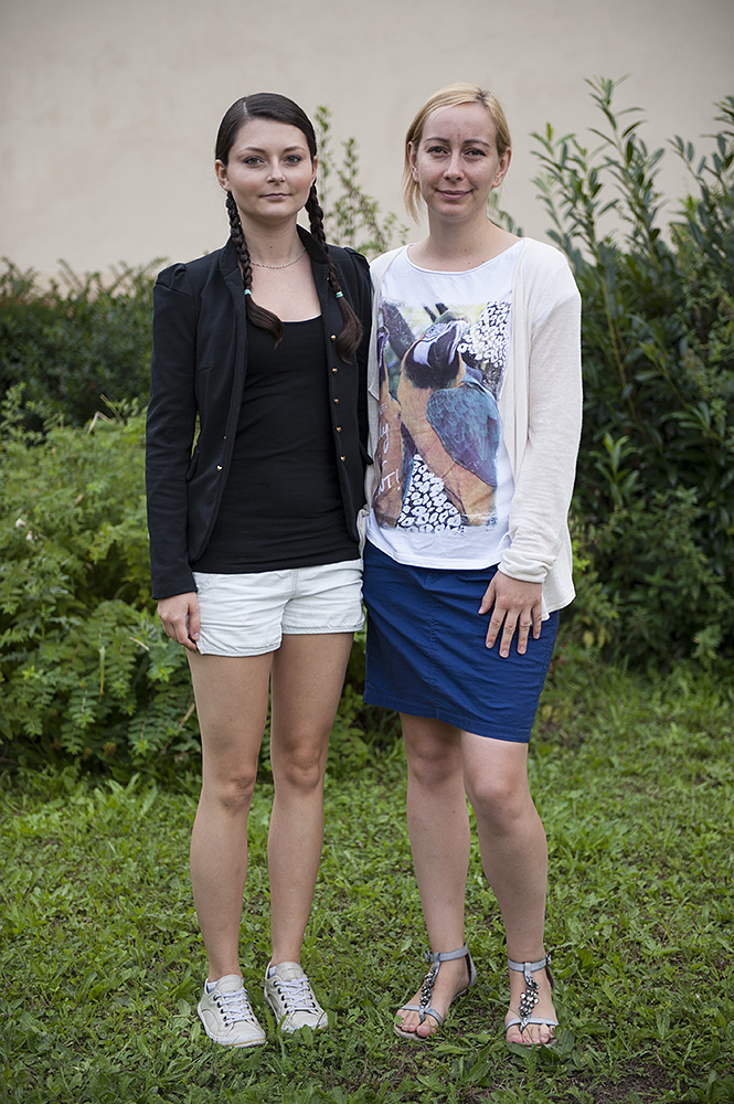 Eva Klimková a Jana Navrátilová - studentky