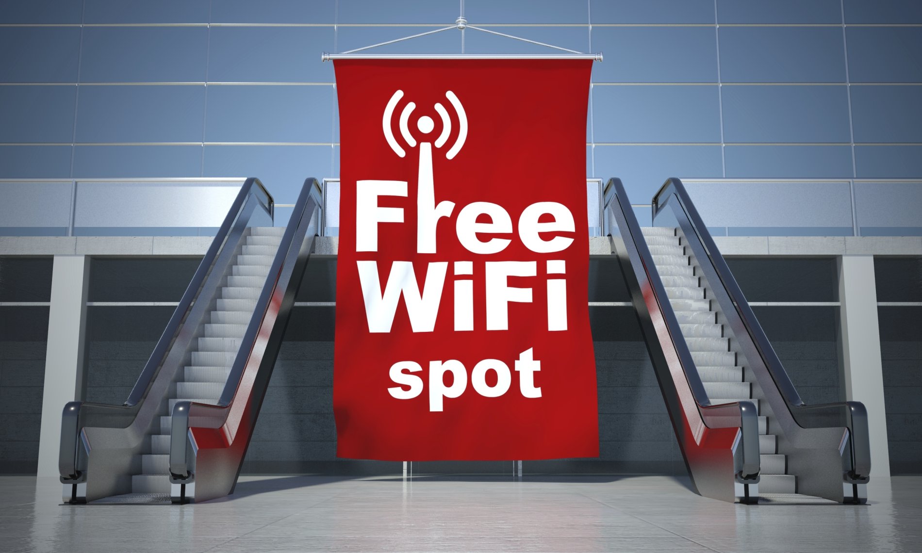 Wi-fi, free spot. Ilustrační foto.