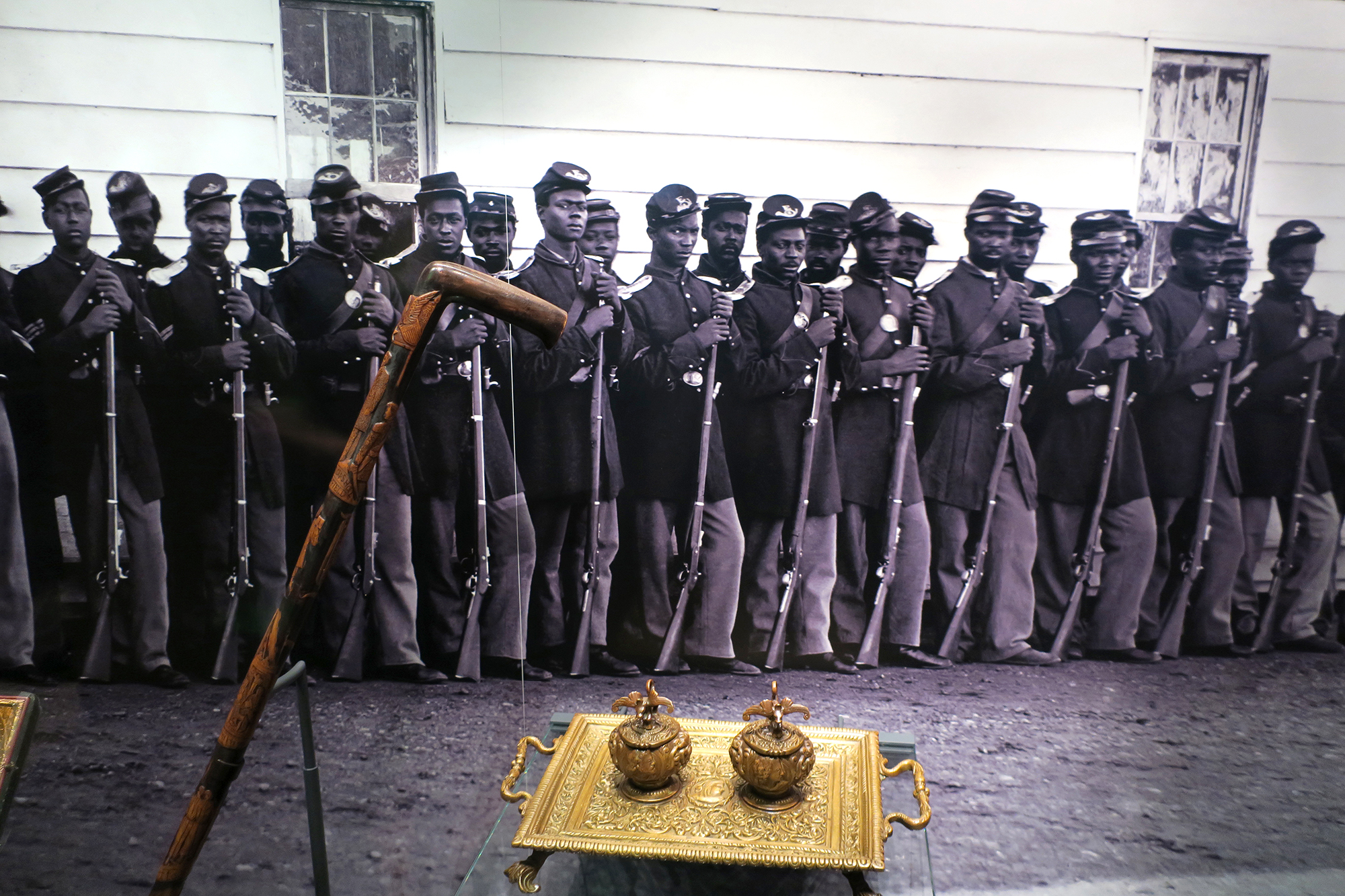 Muzeum pro černošskou historii a kulturu:  exponáty z občanské války