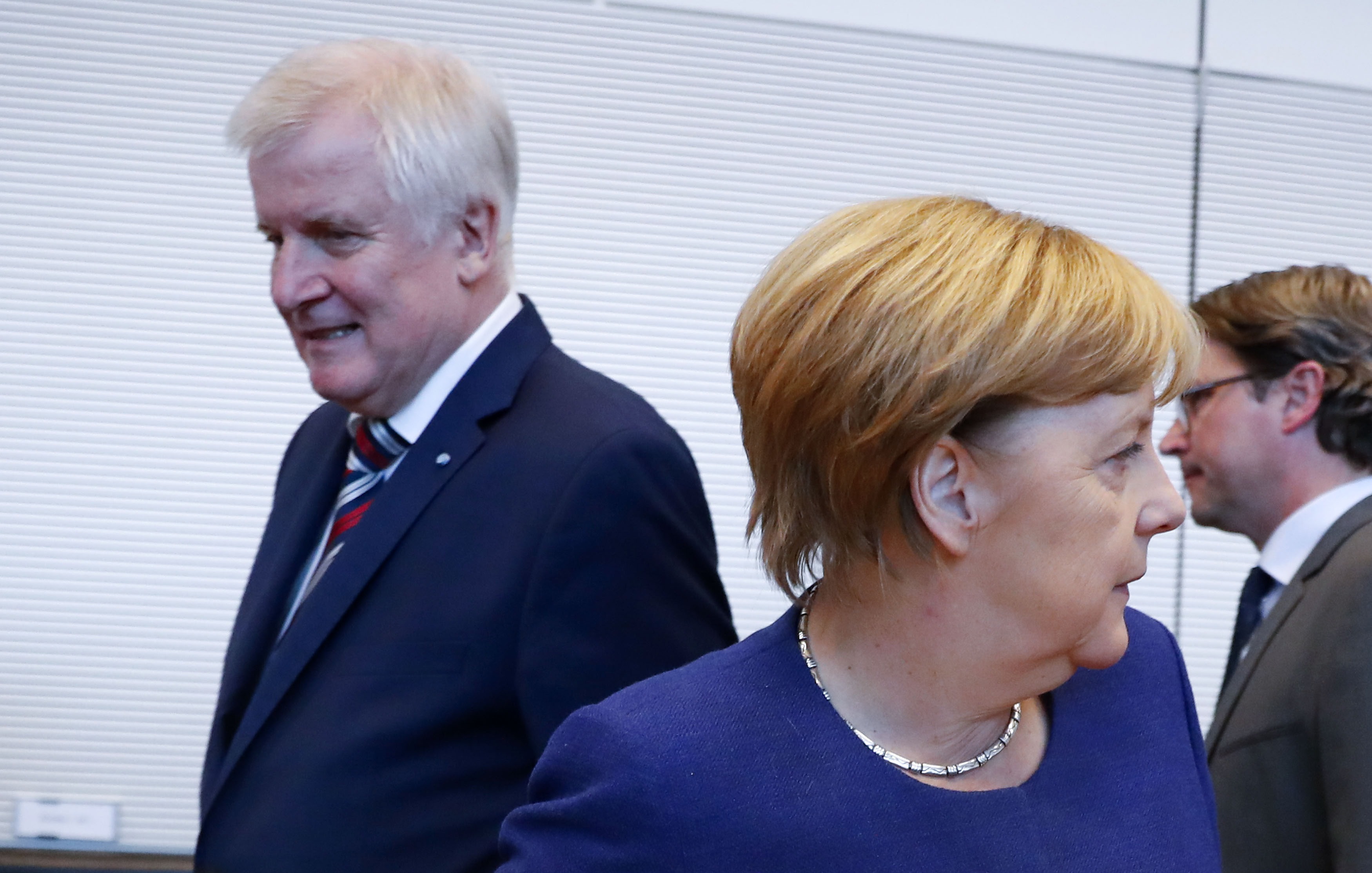 Angela Merkel (CDU) a Horst Seehofer (CSU) 
