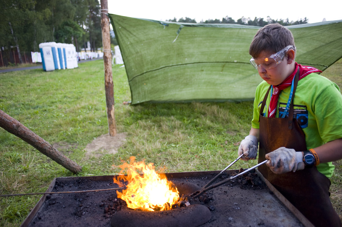 Skautské Jamboree, Doksy, srpen foto: Matěj Stránský