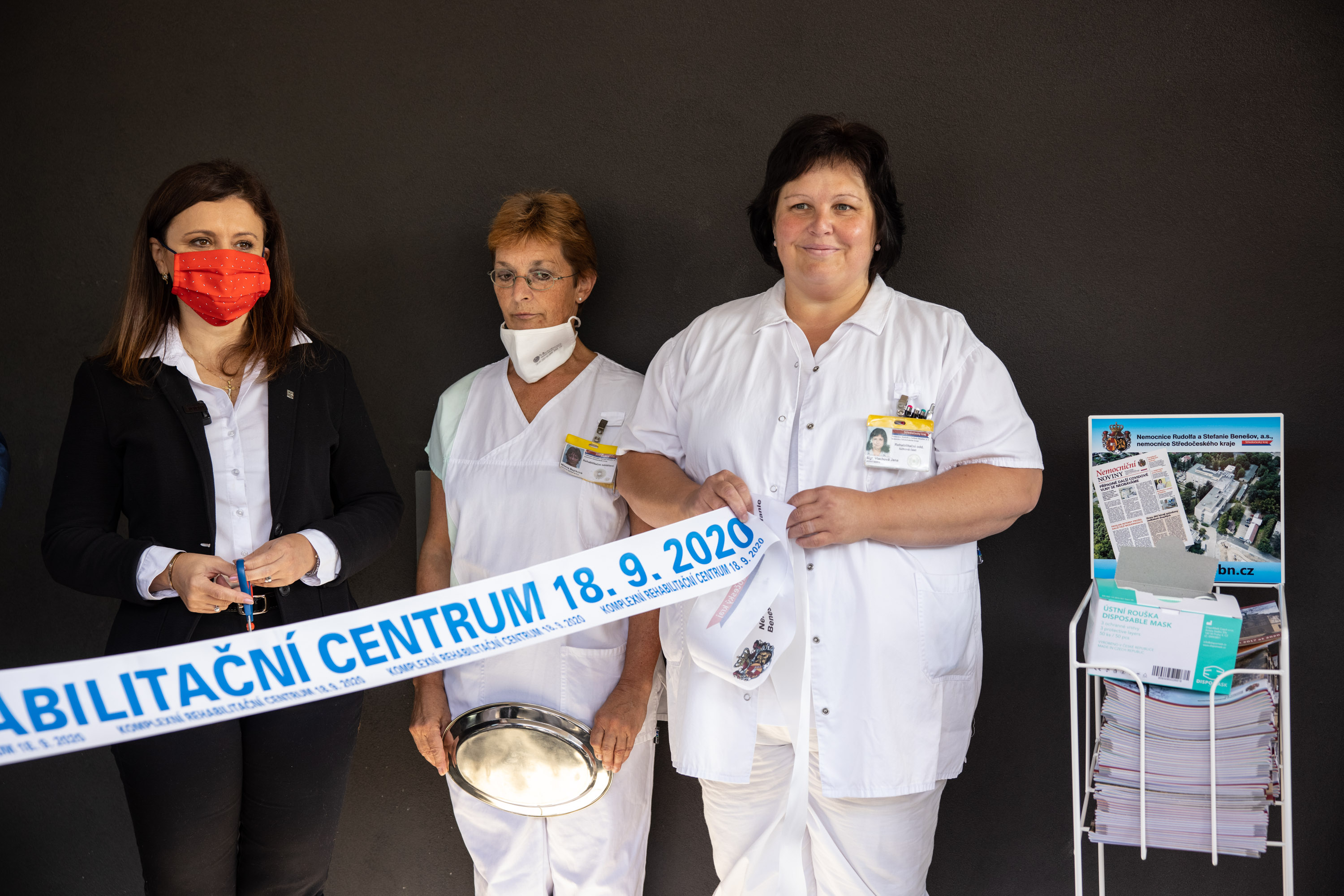Otevření nového rehabilitačního pavilonu nemocnice v Benešově.