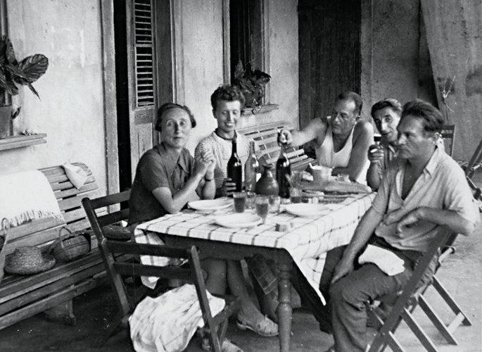 Na útěku (Maxim Kopf, Antonín Pelc a Alén Diviš na Martiniku, květen 1941)