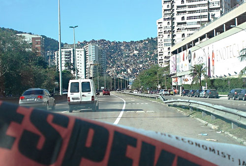 Fotografie: Favela Rocinha, Brazílie.