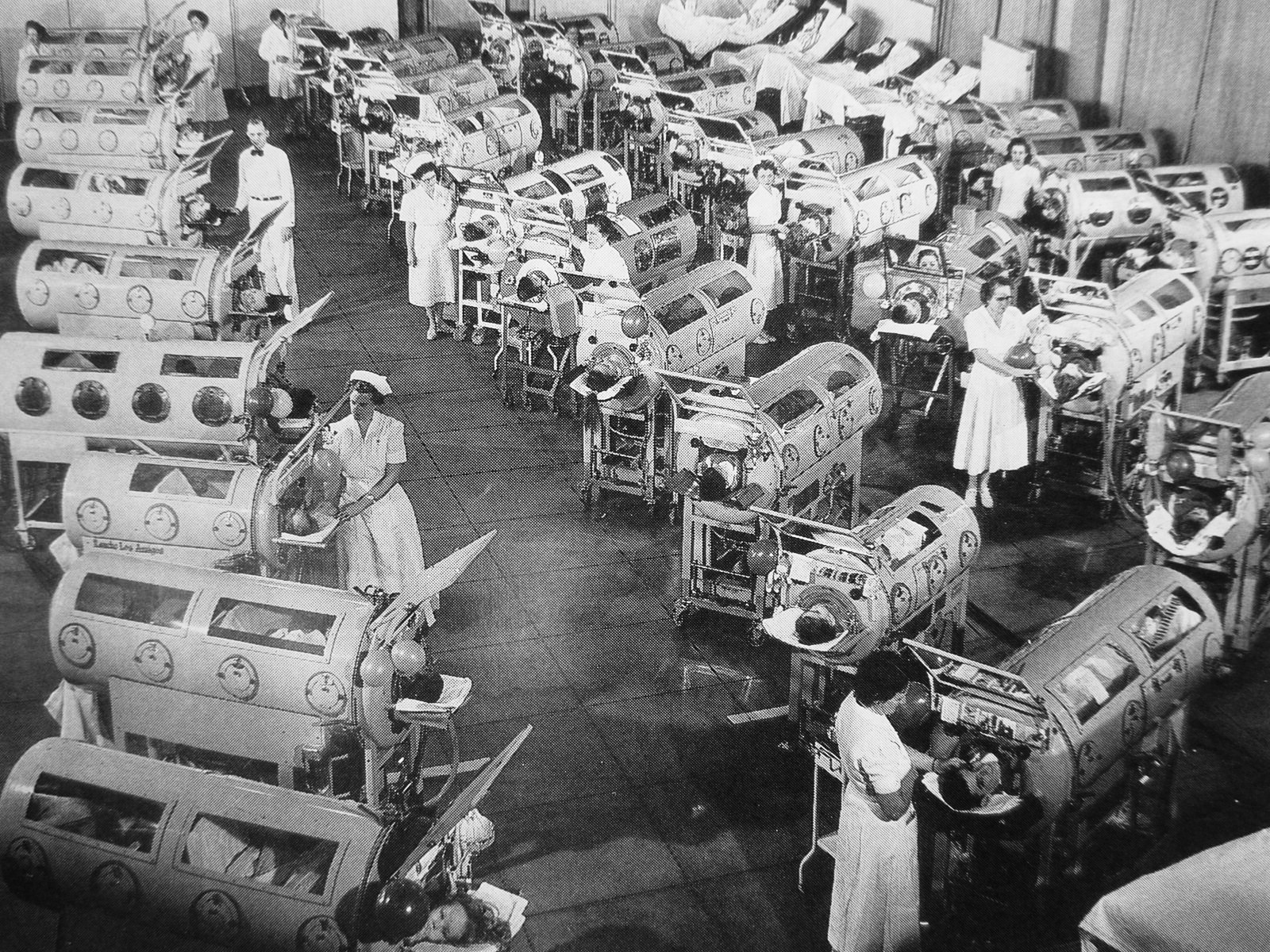 1953. děti na železných plících
