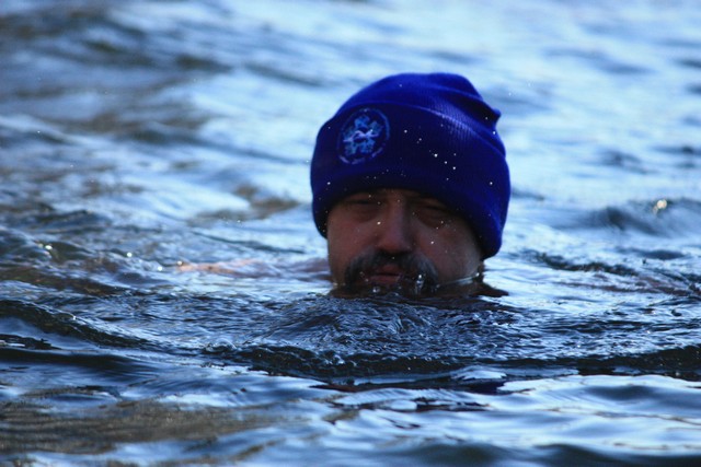 Cold Plunge for the Homeless in Moscow
