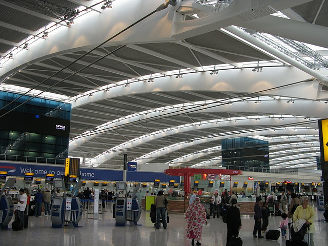Letiště Heathrow, Londýn; ilustrační foto