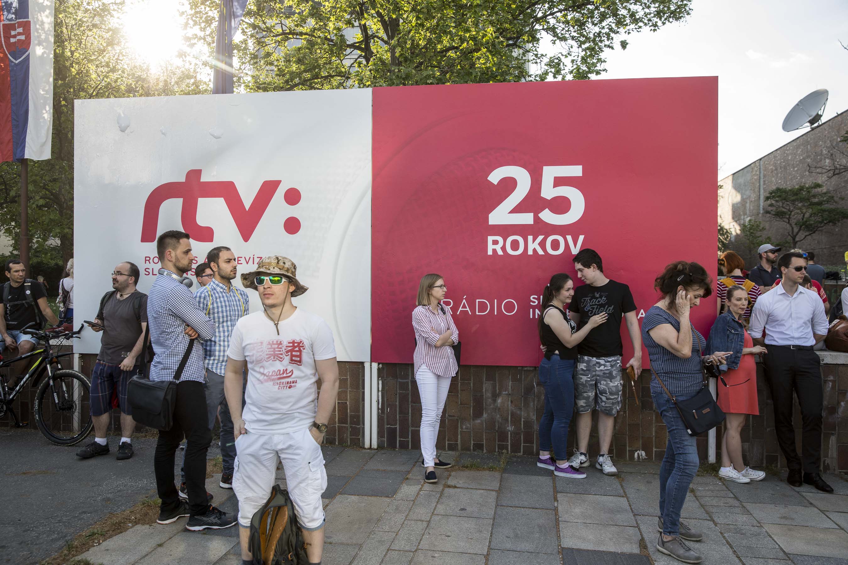 Demonstrace na podporu nezávislosti RTVS, 3.5. 2018, Bratislava