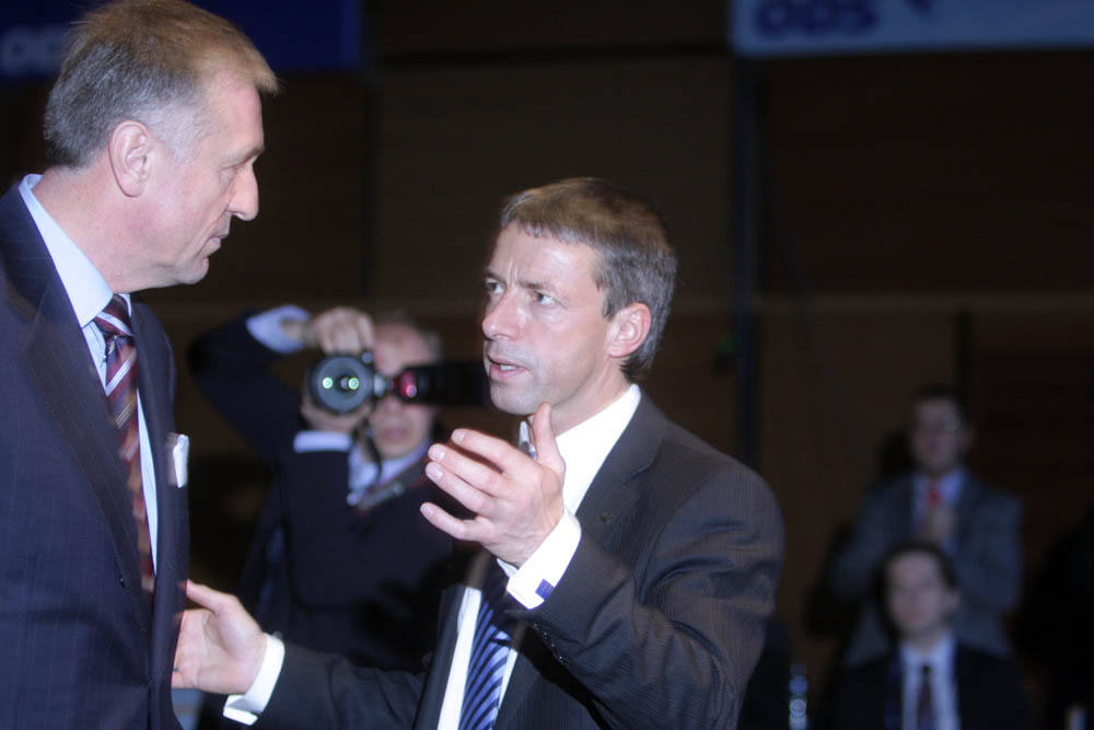 Mirek Topolánek a Pavel Bém