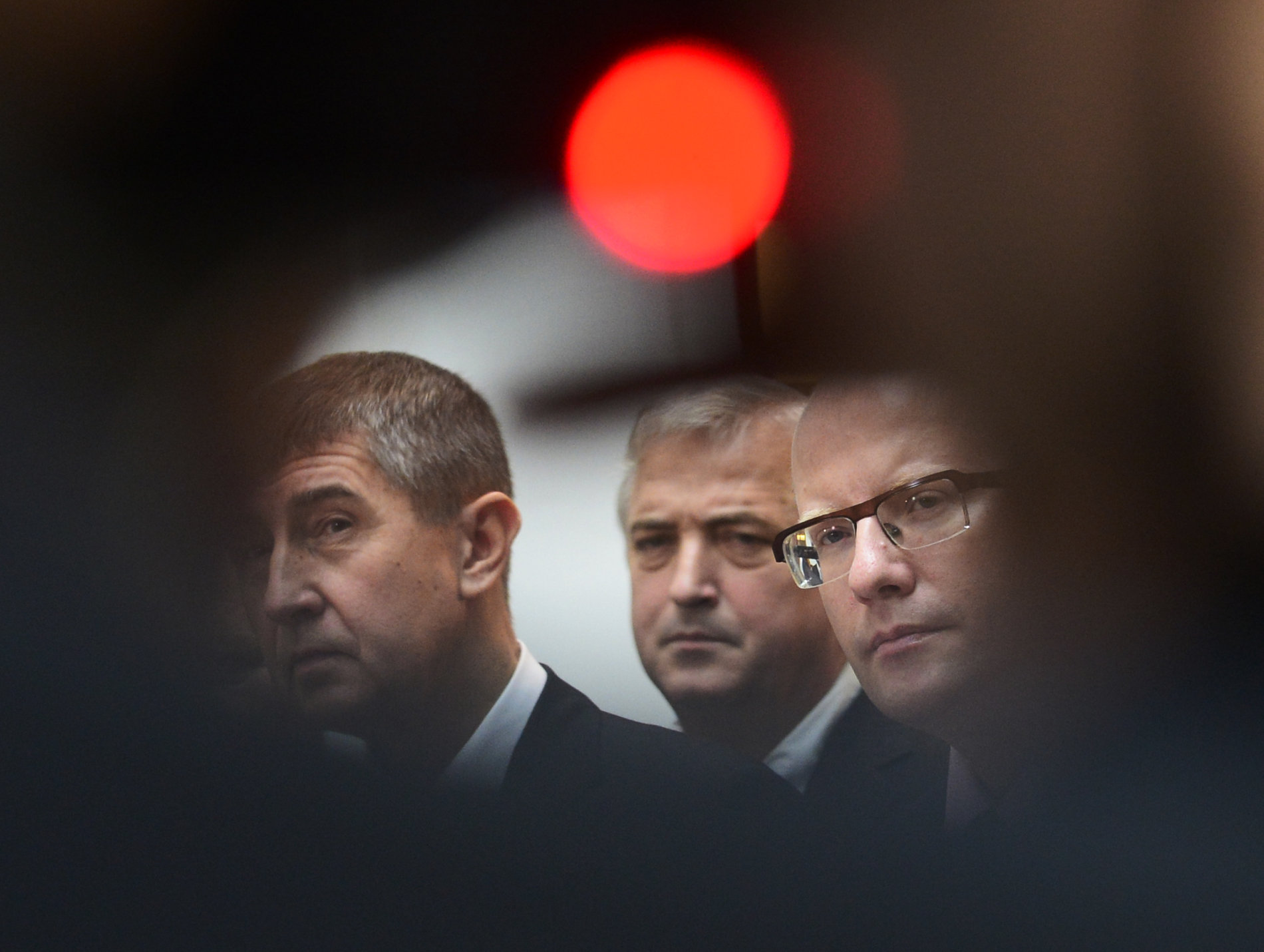 Předseda ANO Andrej Babiš a předseda ČSSD Bohuslav Sobotka