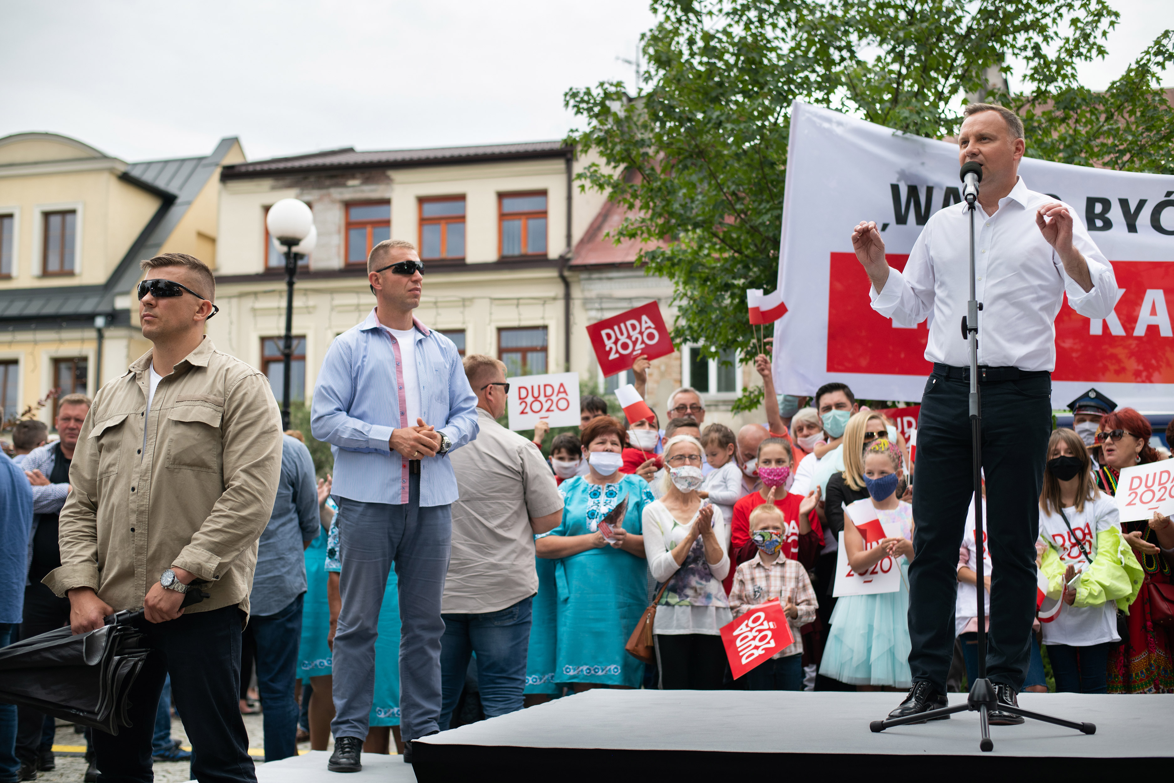 Setkání Andrzeje Dudy s voliči v Białe Podlaskie