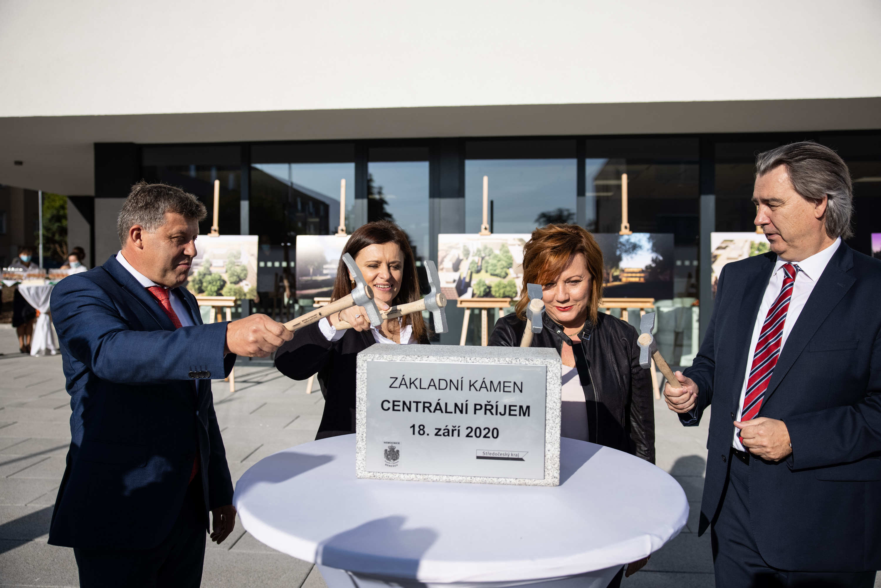 Otevření nového rehabilitačního pavilonu nemocnice v Benešově.