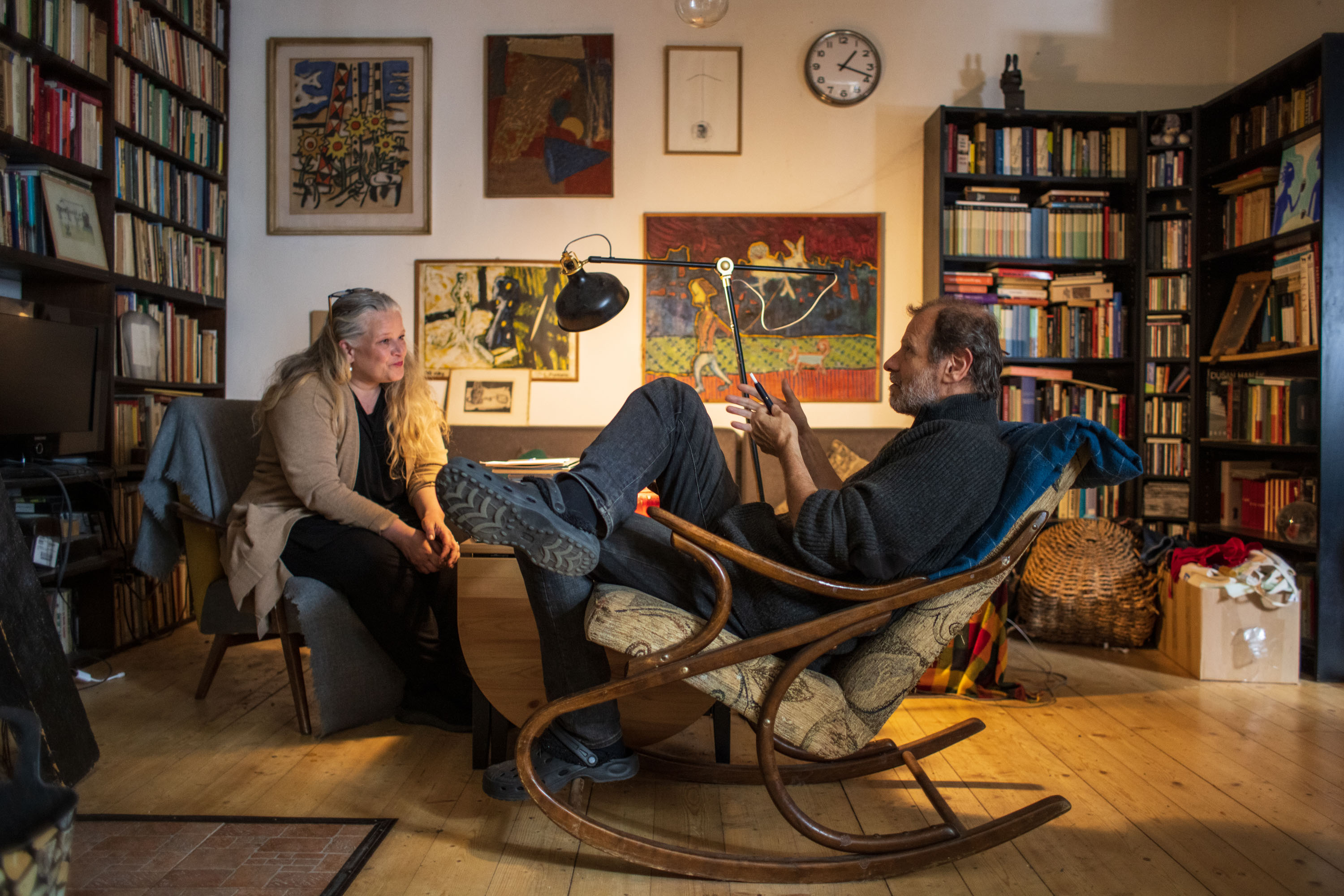 Ivana Svobodová a Martin M. Šimečka