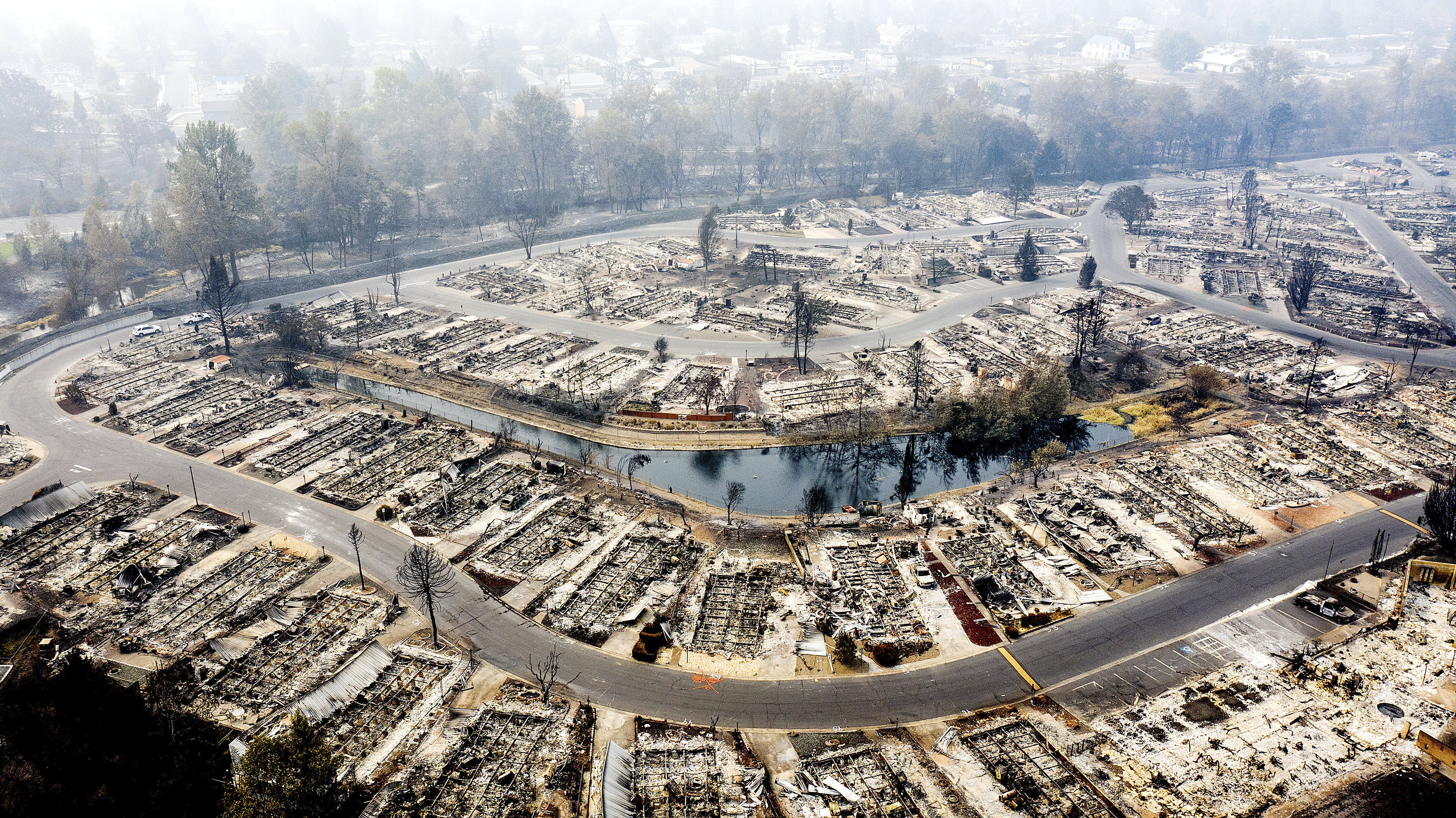 Zničené předměstí Phoenixu, Oregon