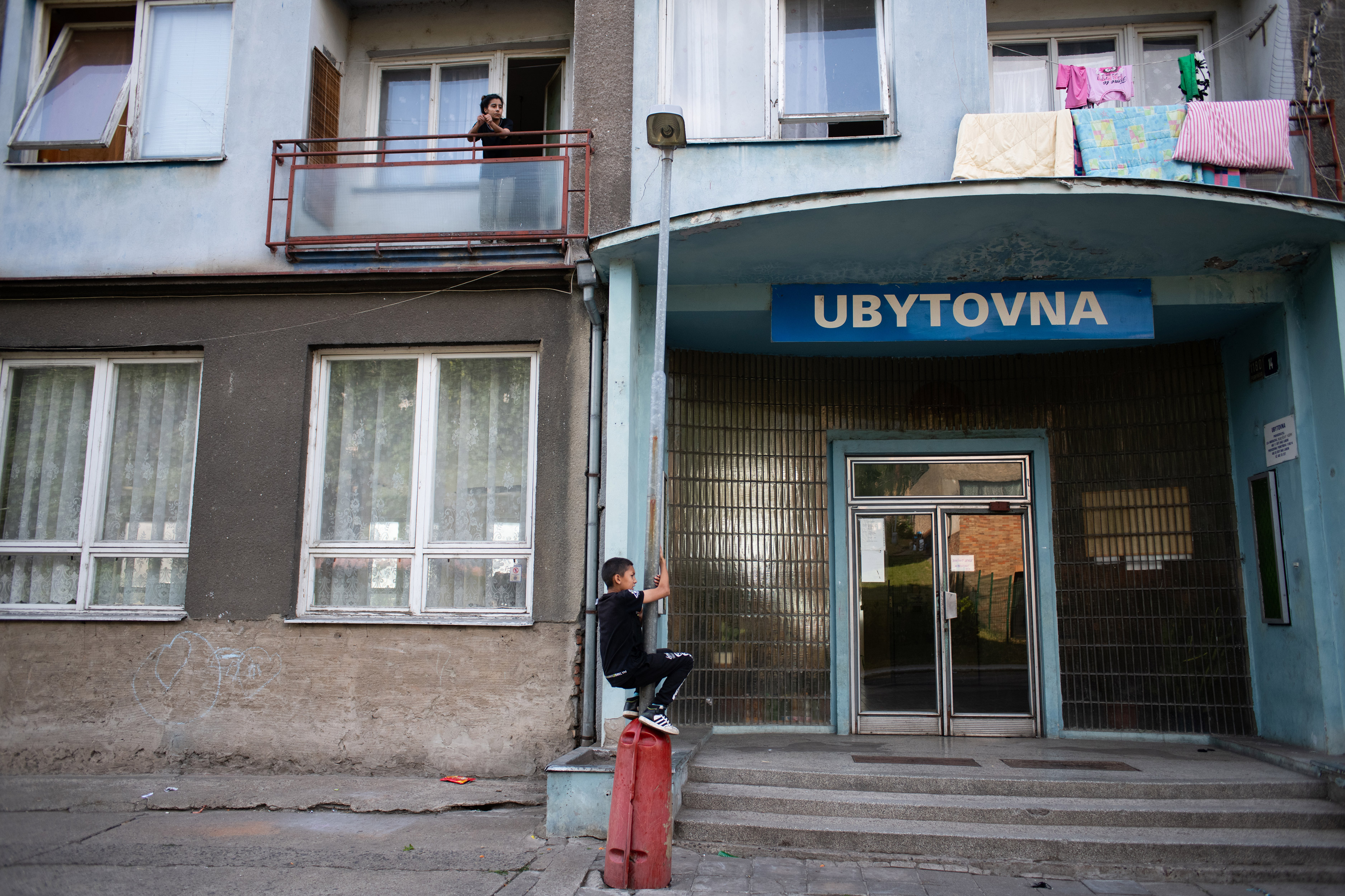 Ubytovna Modrá, Ústí nad Labem, červen 2018; ilustrační foto