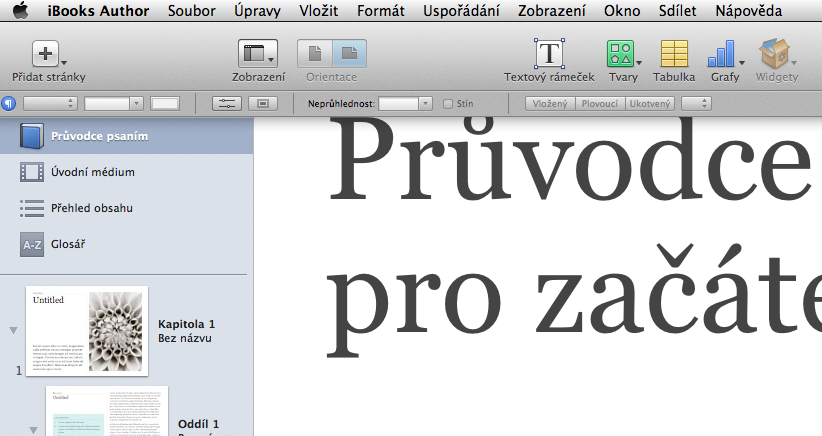 Je pravděpodobné, že s brzy dočkáme i pokusů o české učebnice, i když systémově nemá Apple velkou šanci se prosadit