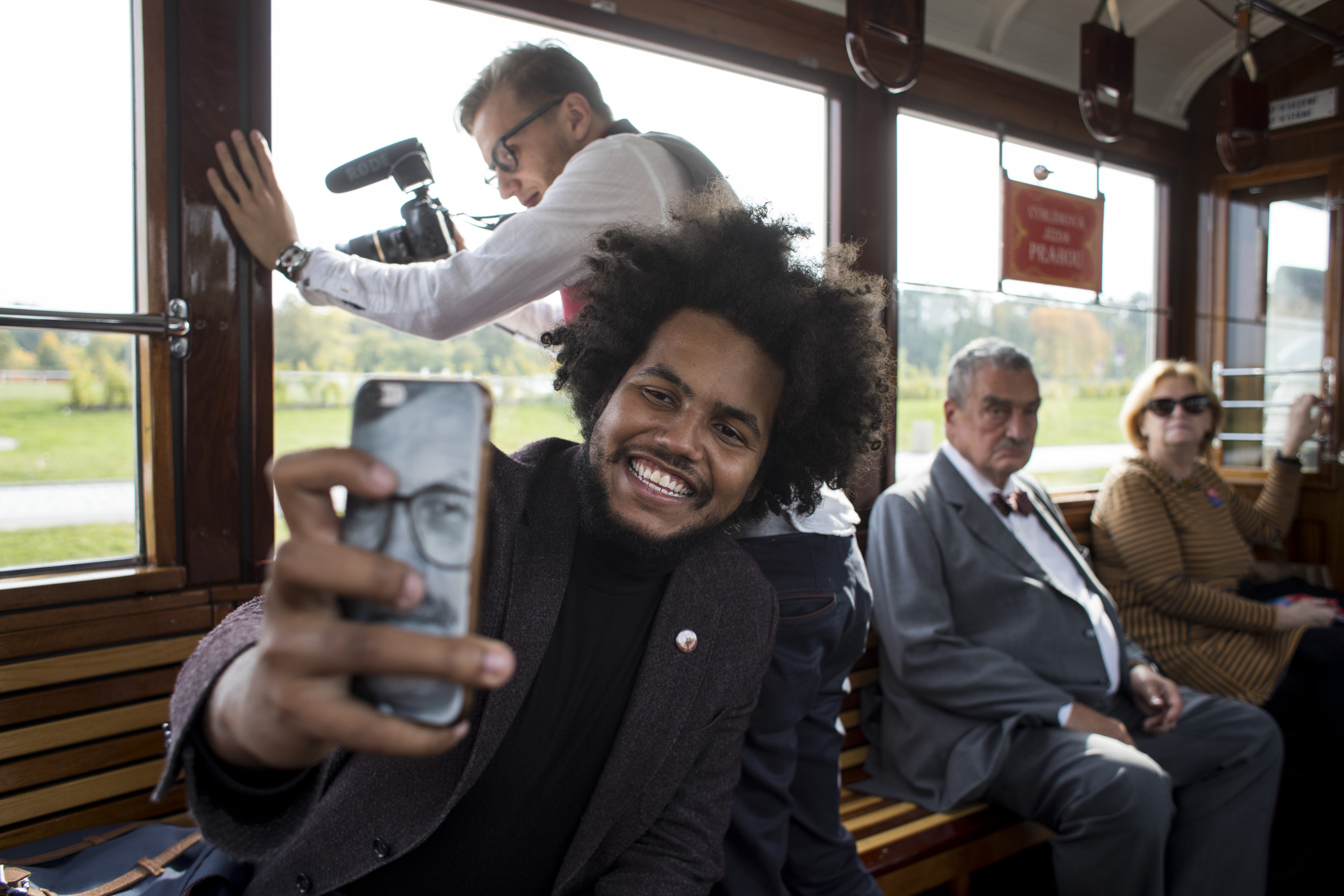 Společné selfie s předsedou