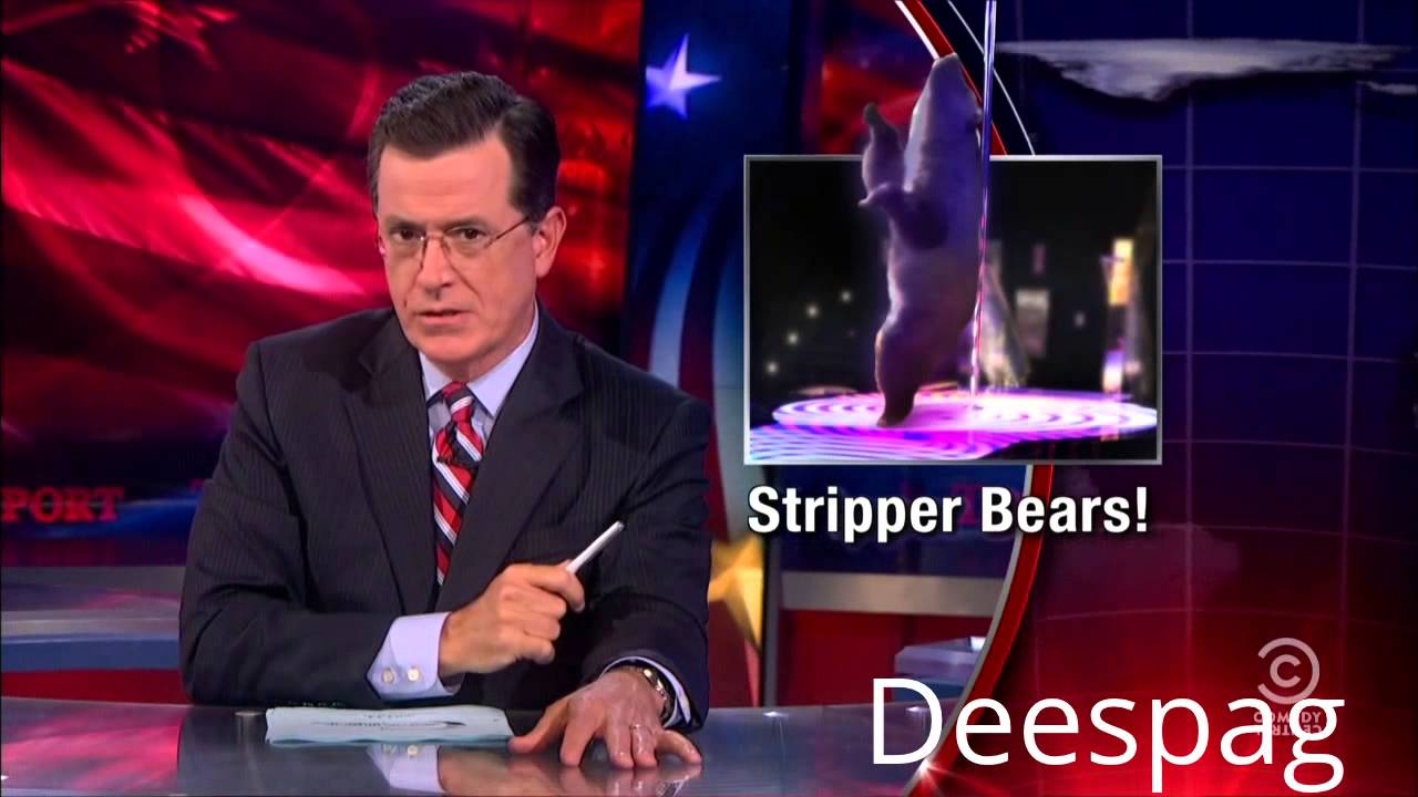Bears Are Still The Greatest Threat to AMERICA!! Steven Colbert
