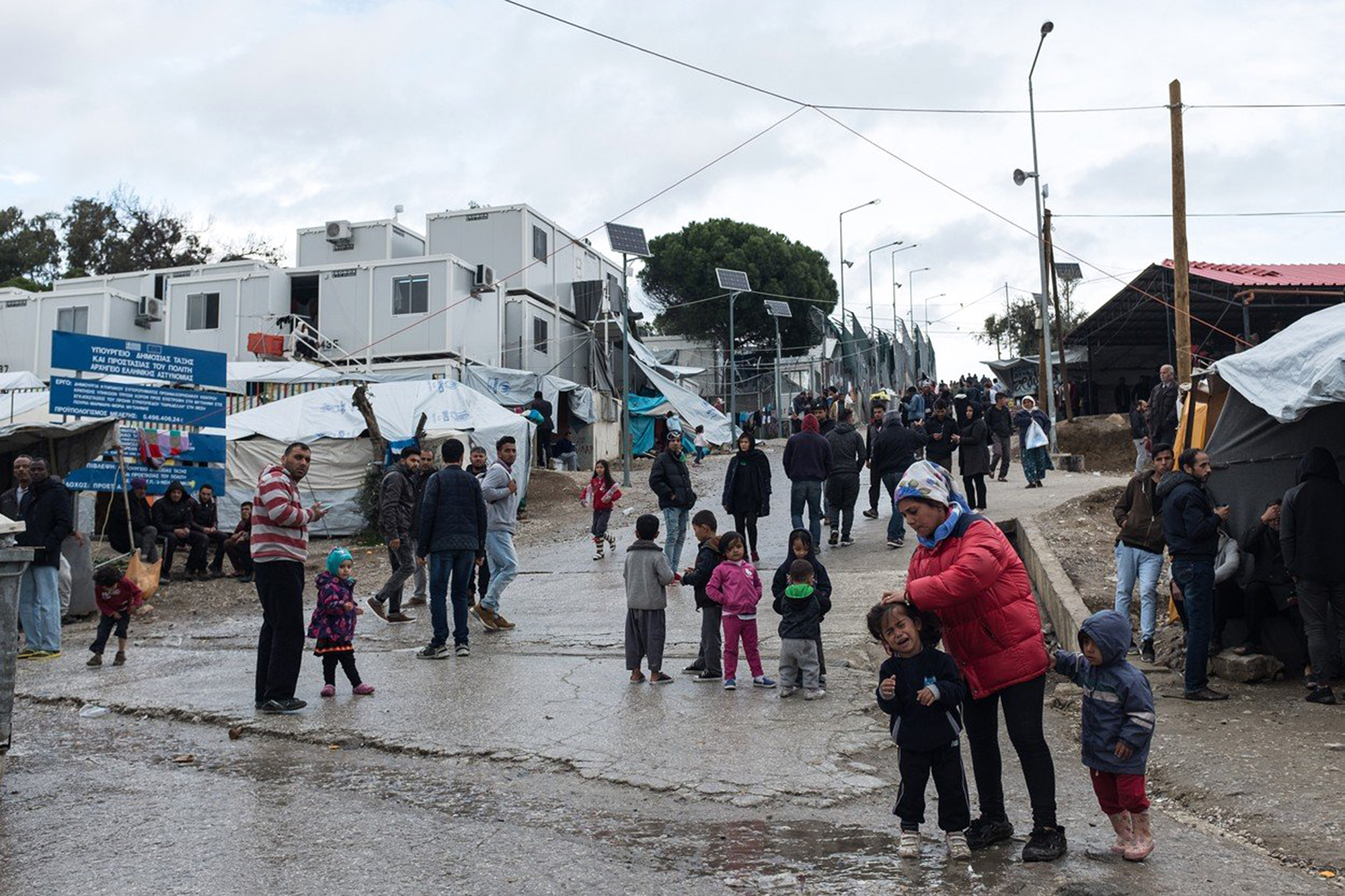 Tábor Moria, ostrov Lesbos