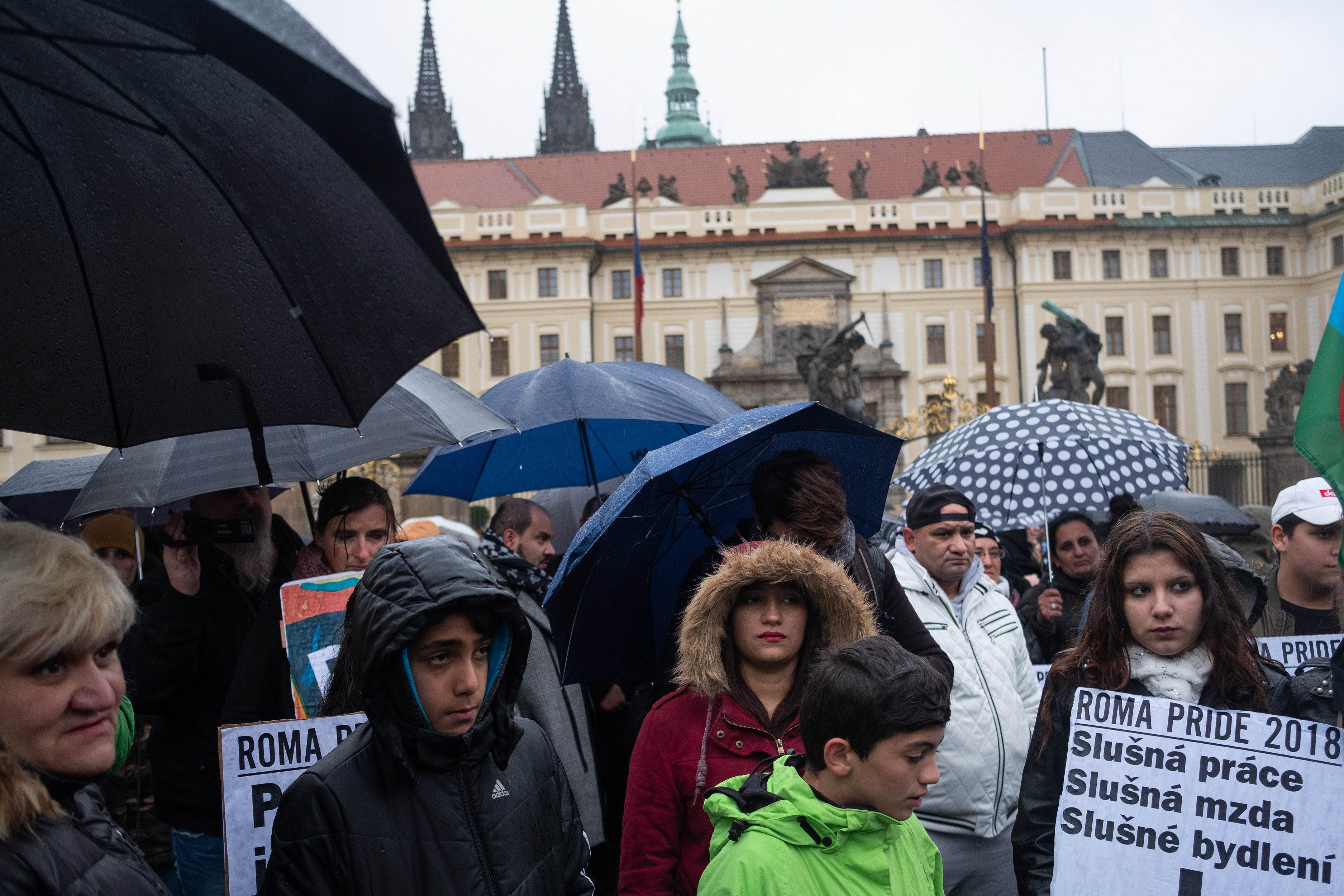 Roma Pride na Hradčanském náměstí