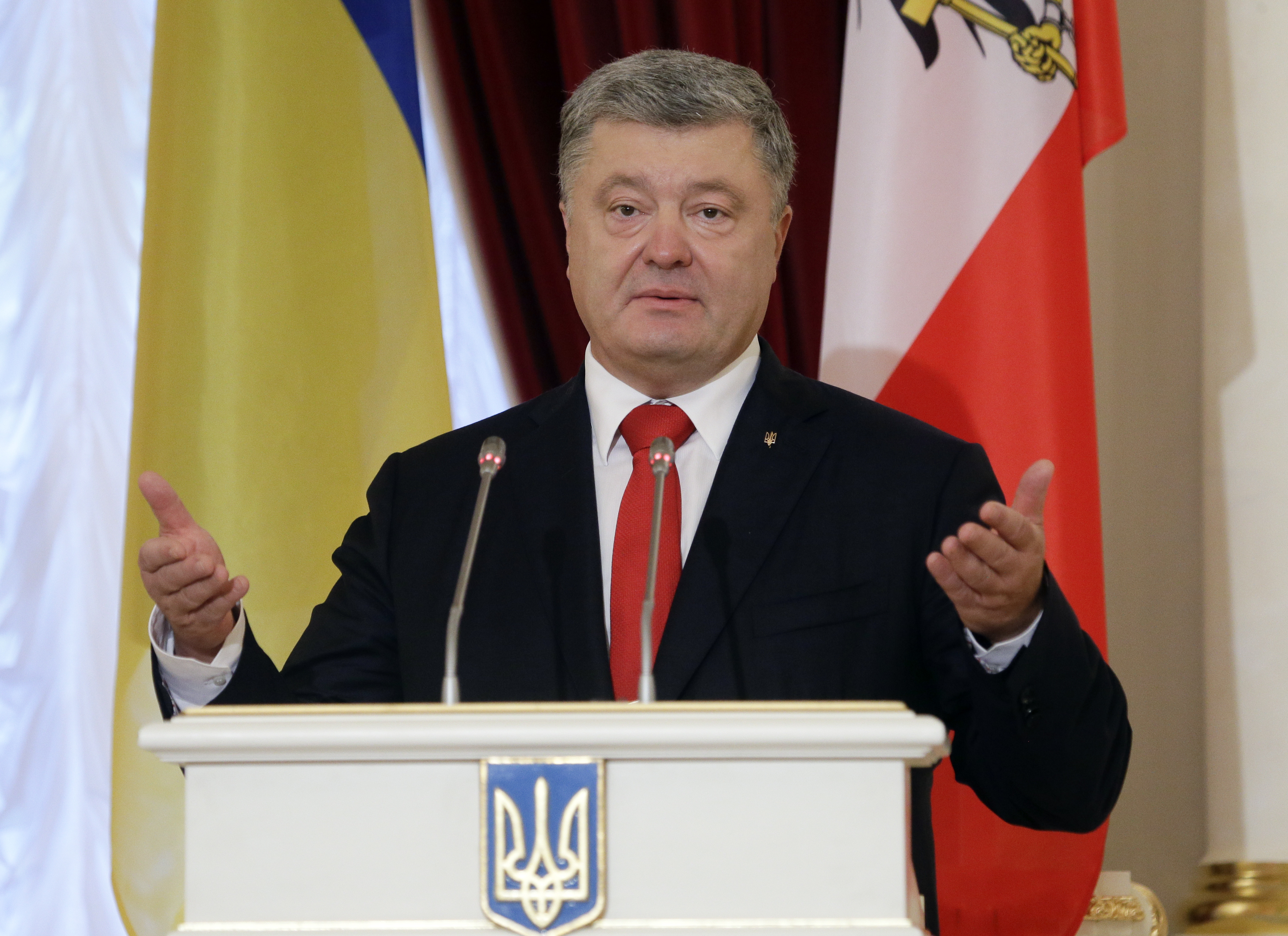 Ukrajinský prezident Petro Porošenko 