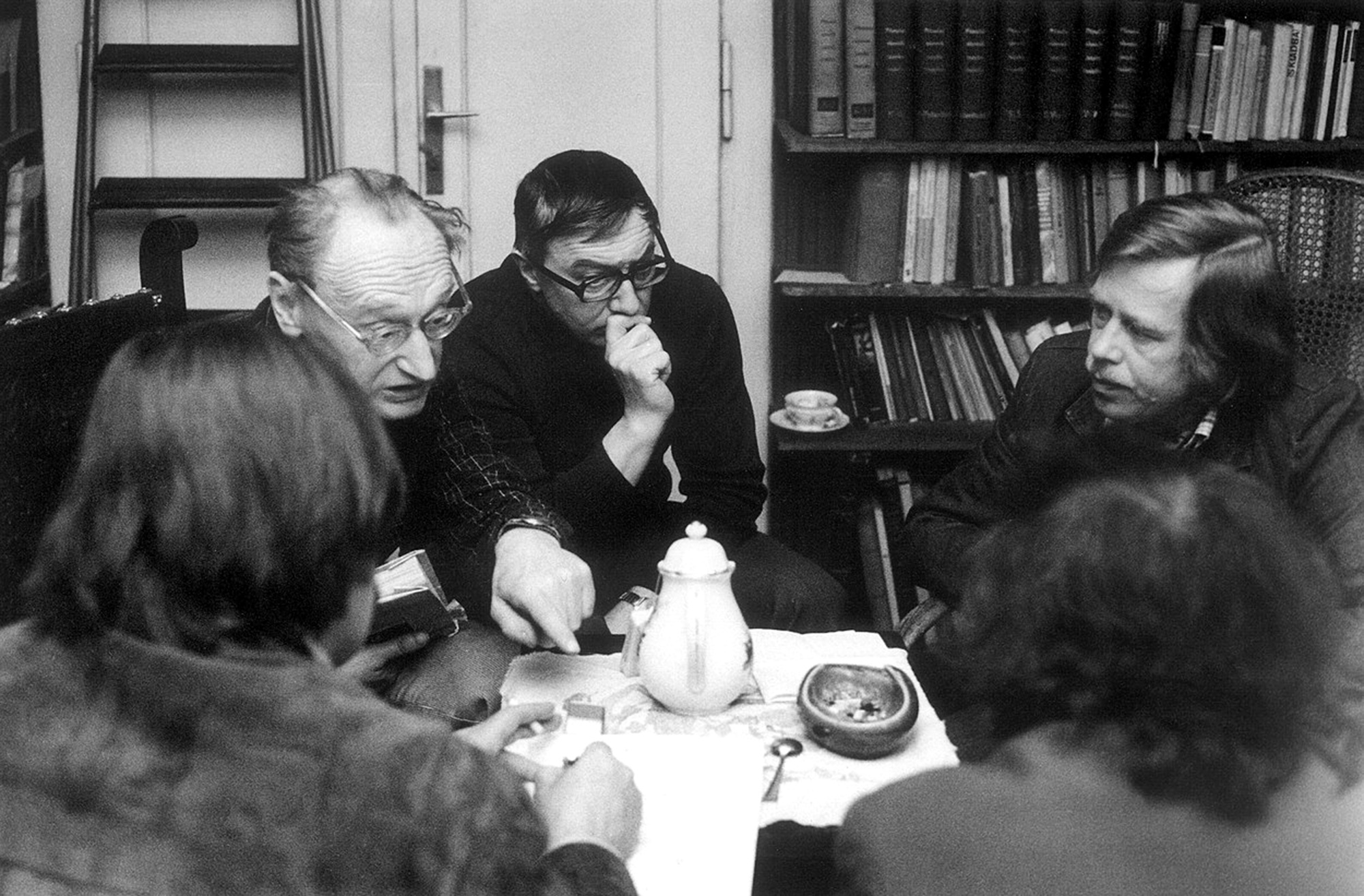 Jiří Hájek, Ladislav Hejdánek a Václav Havel, 1979