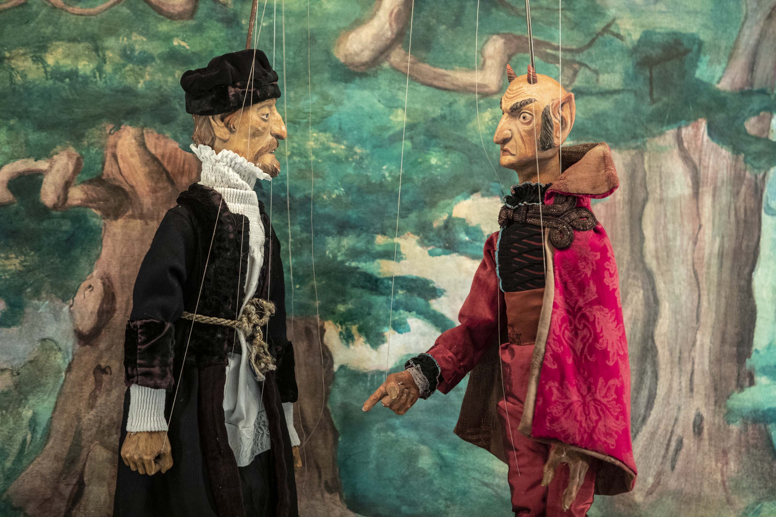 Představení Johan doktor Faust v restauraci Na růžku v Pecínově.